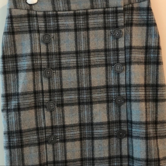 Brooks Brothers Women’s Wool Plade Skirt - Picture 4 of 13